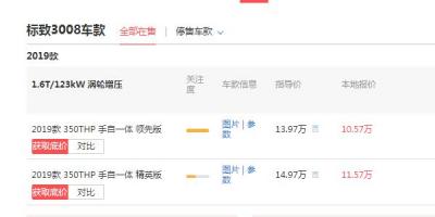 标致3008价格多少钱 标致3008价多少钱（最低仅为10.57万）